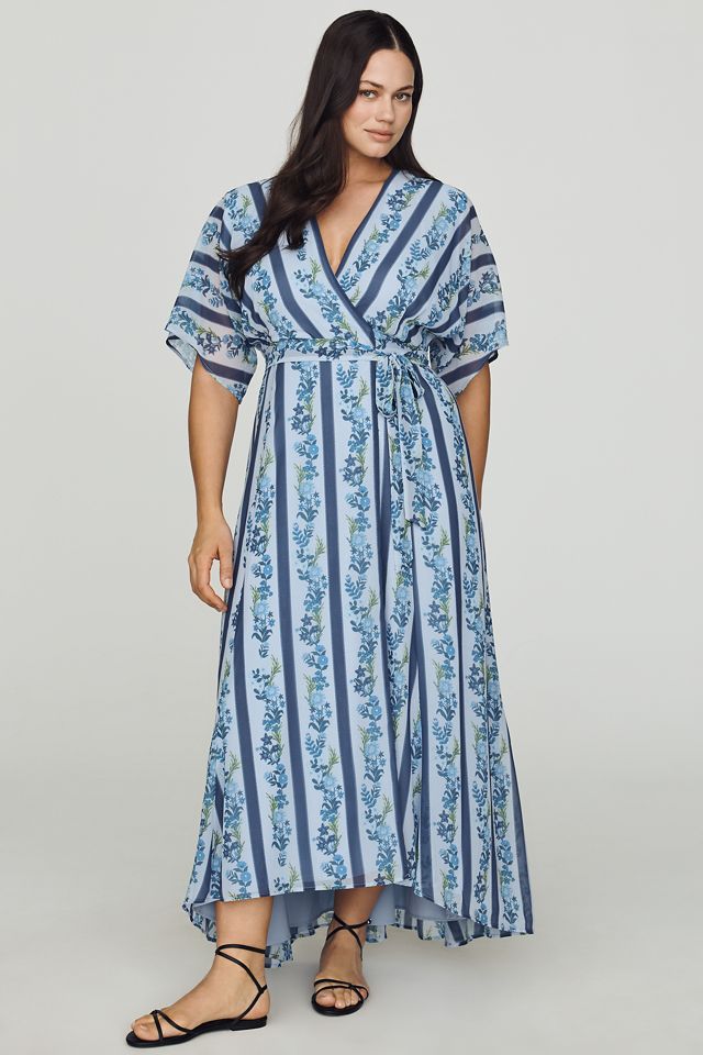 Hutch Iris Strapless Pleated A-Line Midi Dress #4