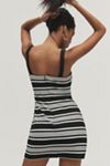 Hutch Sleeveless Square-Neck Knit Mini Dress