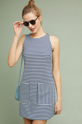 Hutch Talia Striped Shift Dress In Assorted