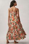 Hutch Corene Strapless Floral Tulle A-Line Midi Dress
