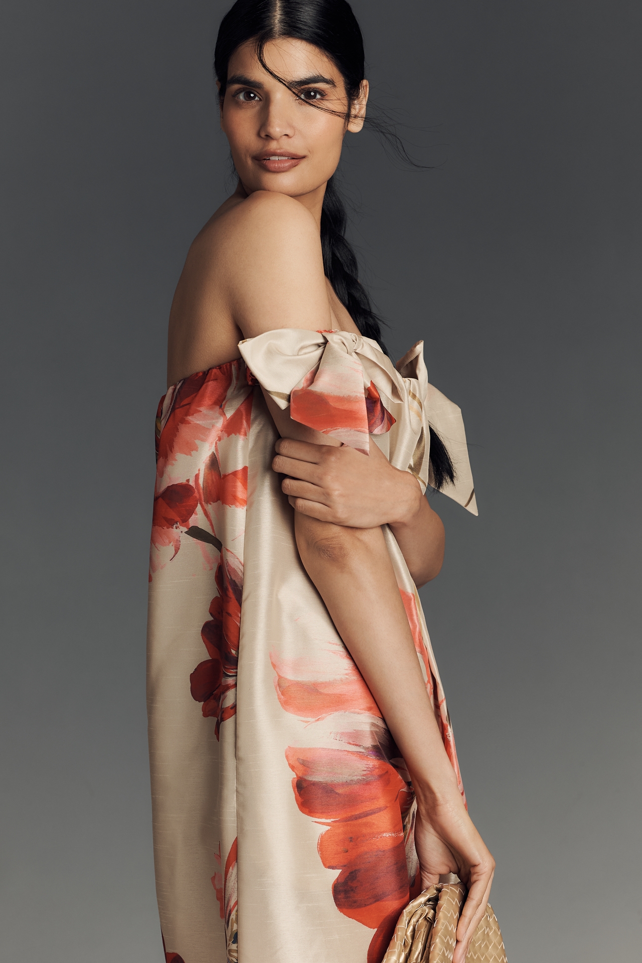 Hutch Iris Off-The-Shoulder Maxi Dress
