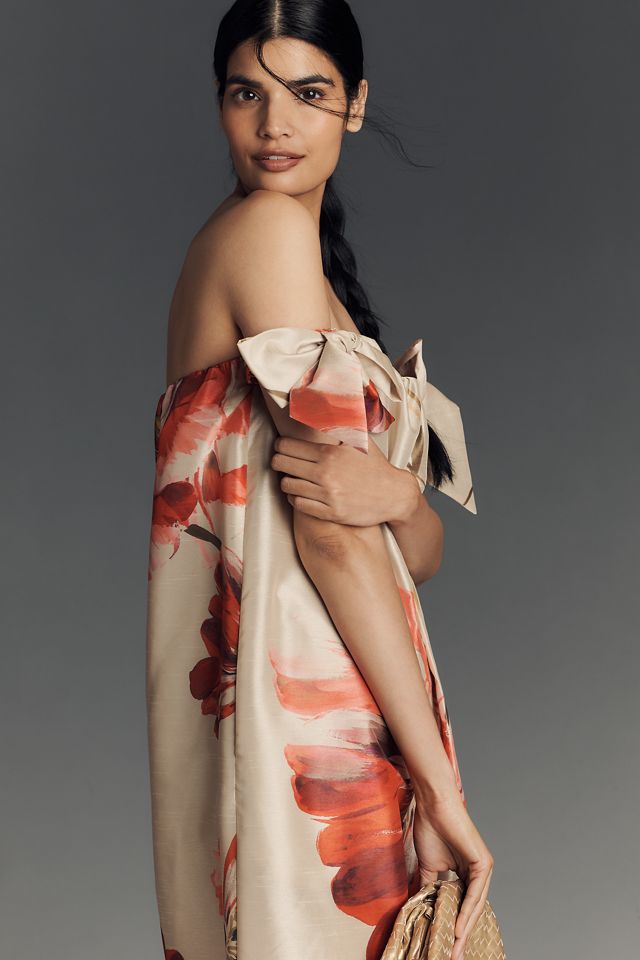 Hutch Iris Off-The-Shoulder Maxi Dress #1