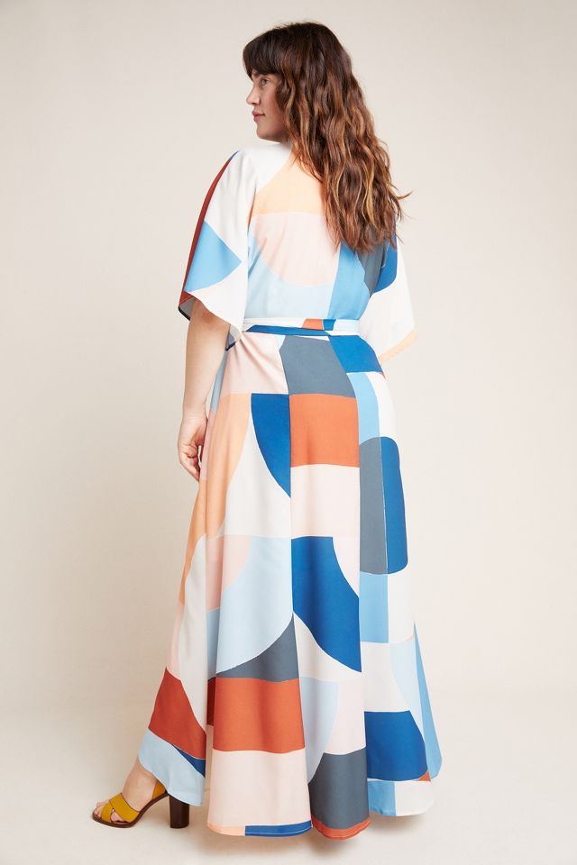 Miro wrap store maxi dress