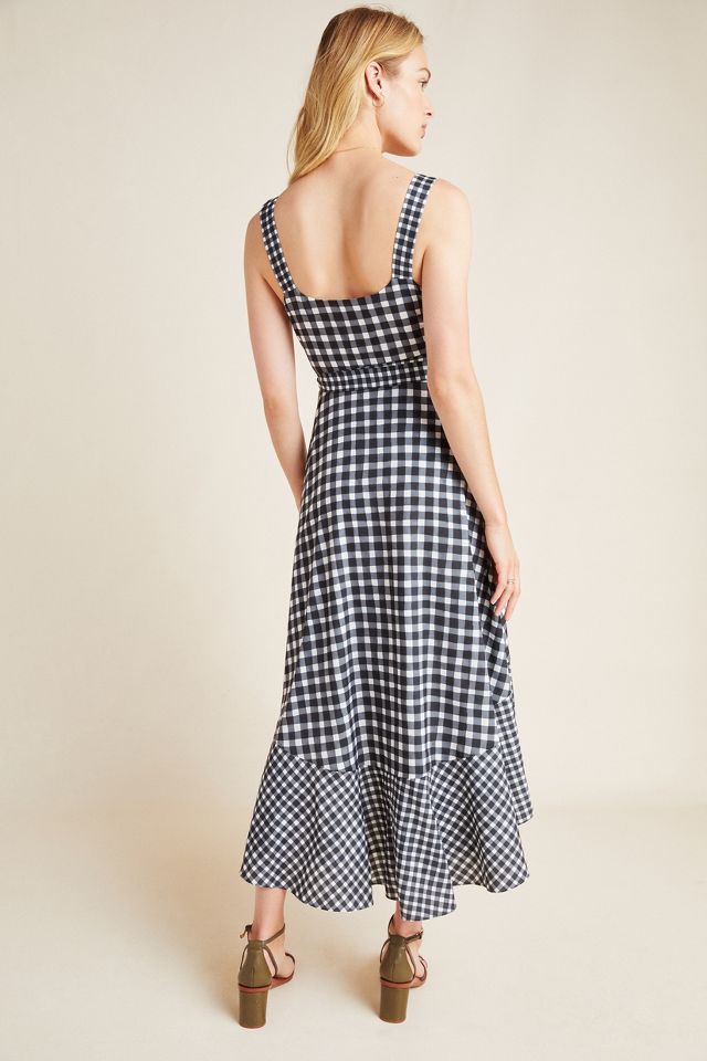 NWT Size XS Anthropologie Hutch Allison Gingham Wrap Dress good