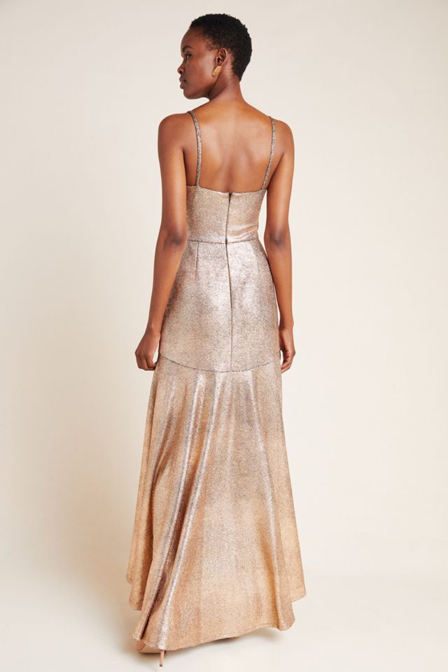 Vicky Metallic Maxi Dress