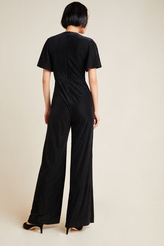 Paulina Velvet Wide-Leg Jumpsuit #2