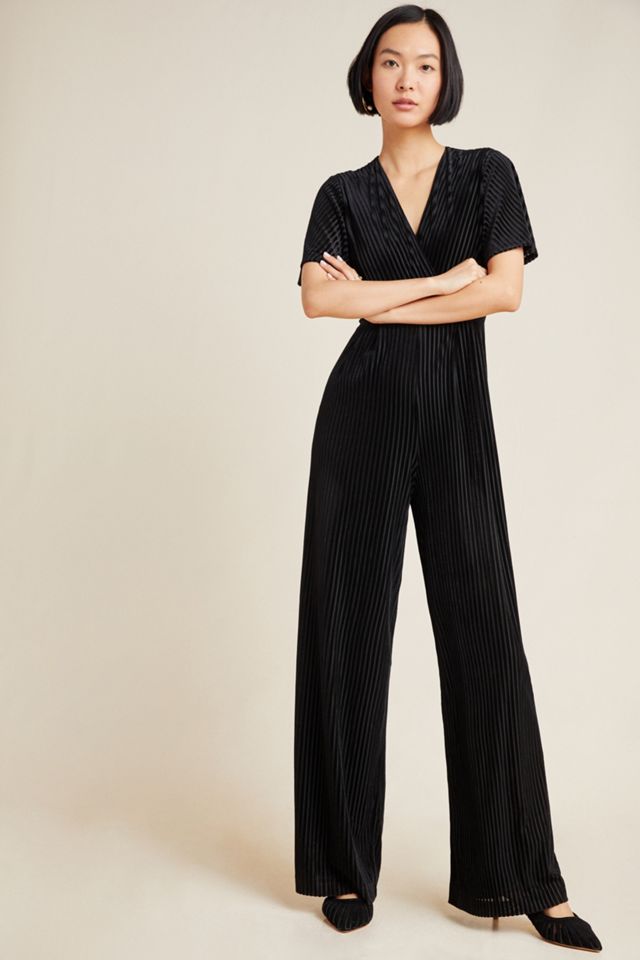 Paulina Velvet Wide-Leg Jumpsuit