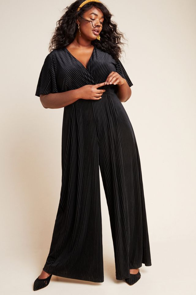 Paulina Velvet Wide-Leg Jumpsuit #3