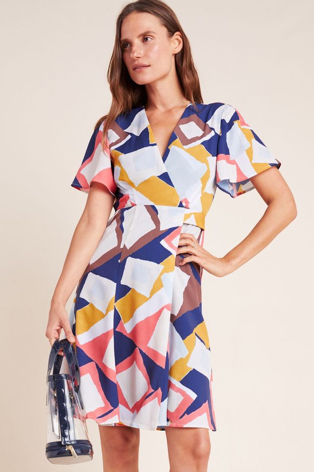 Blaise Wrap Mini Dress Anthropologie UK