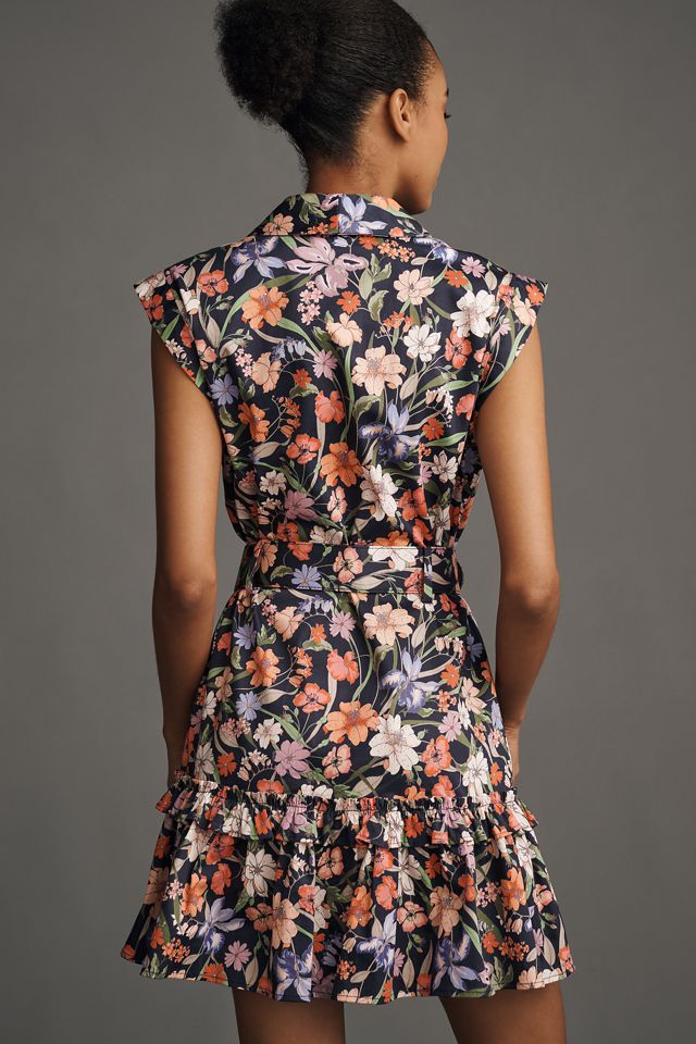 Hutch Sleeveless Belted Mini Shirt Dress #1