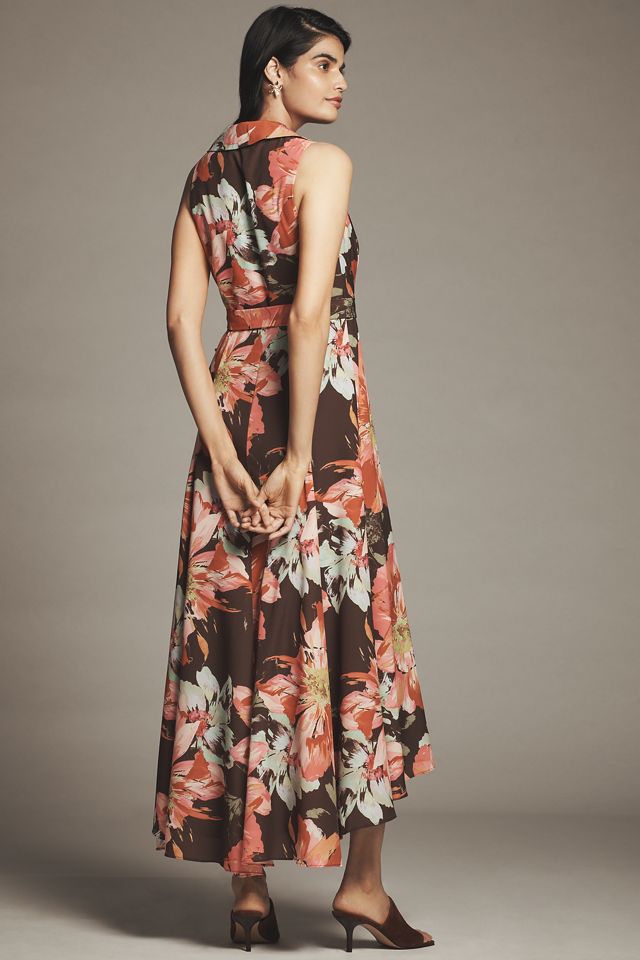 Hutch Velva Sleeveless Collared Wrap Midi Dress #2