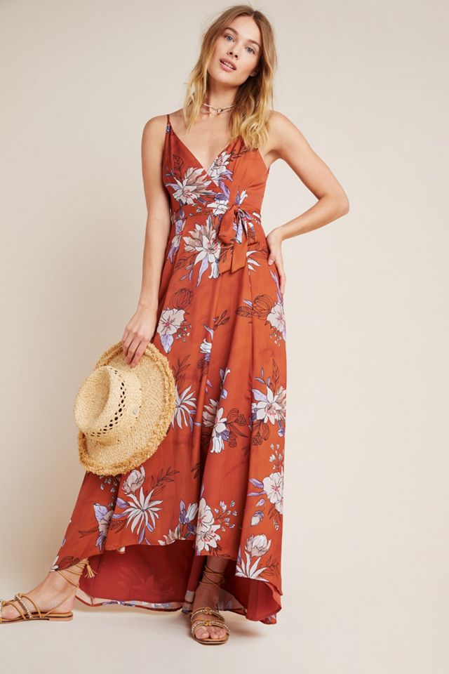 Palmetto Wrap Maxi Dress #2
