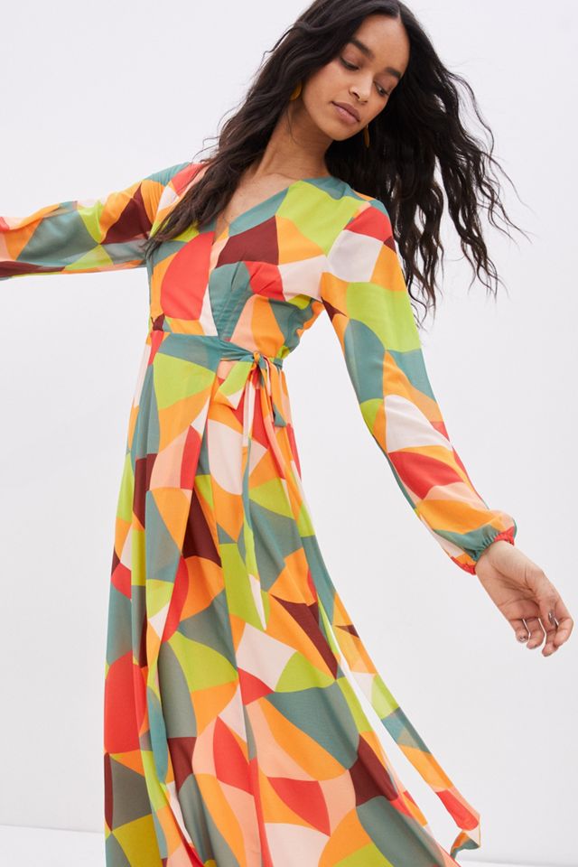 Lysette Wrap Maxi Dress | Anthropologie