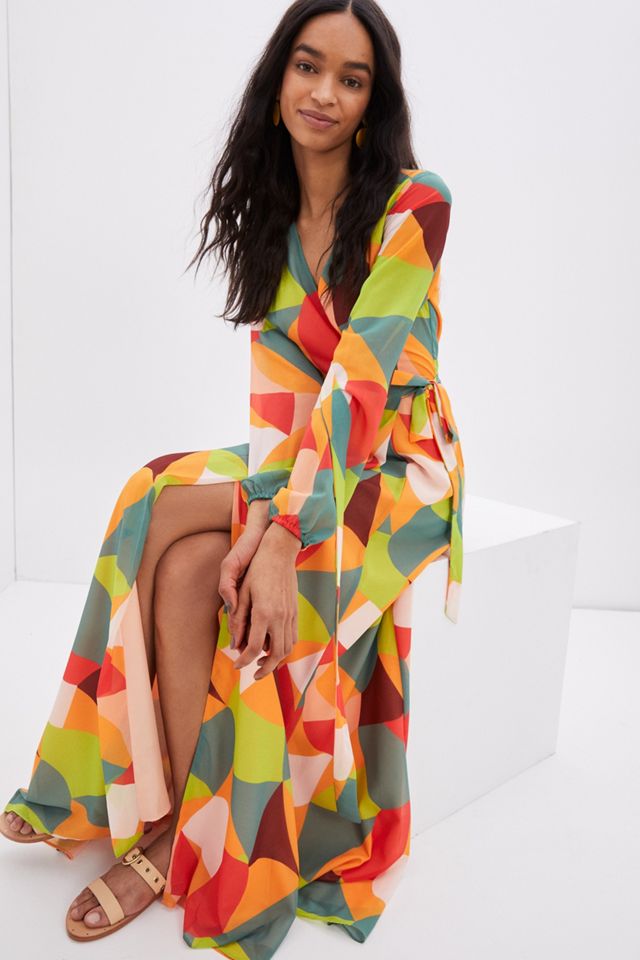 Lysette Wrap Maxi Dress #2