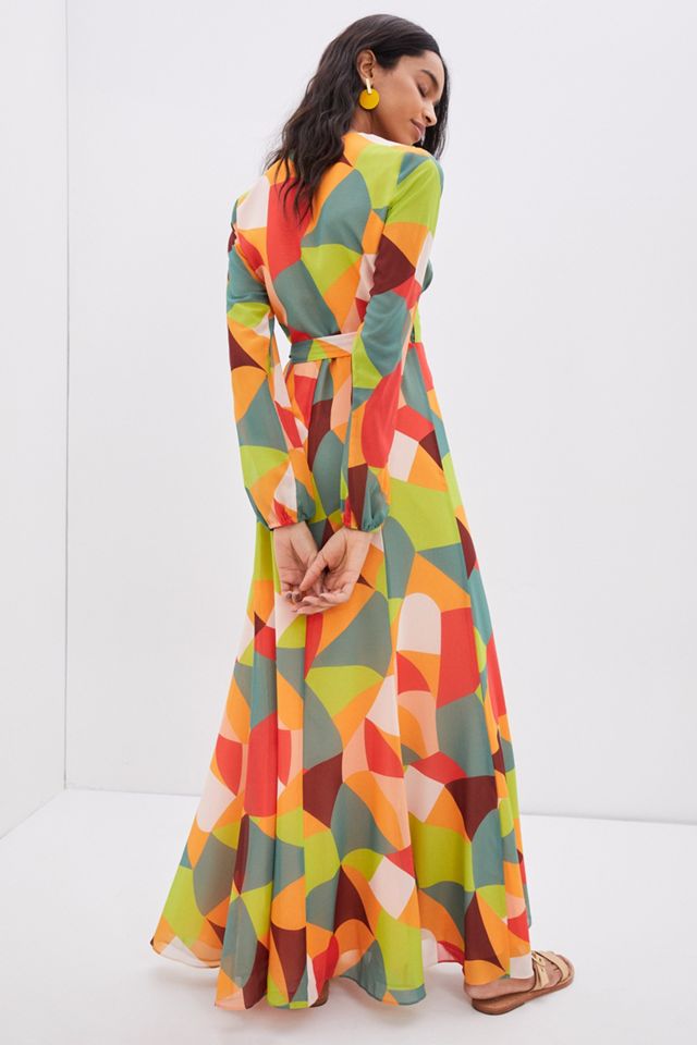 Lysette Wrap Maxi Dress #3