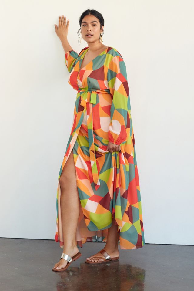 Lysette Wrap Maxi Dress #7