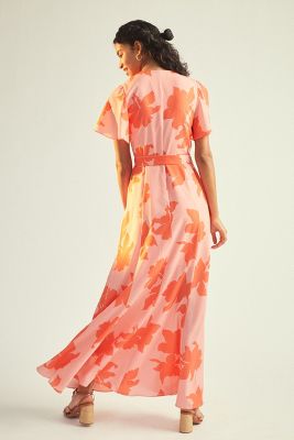 reva wrap maxi dress