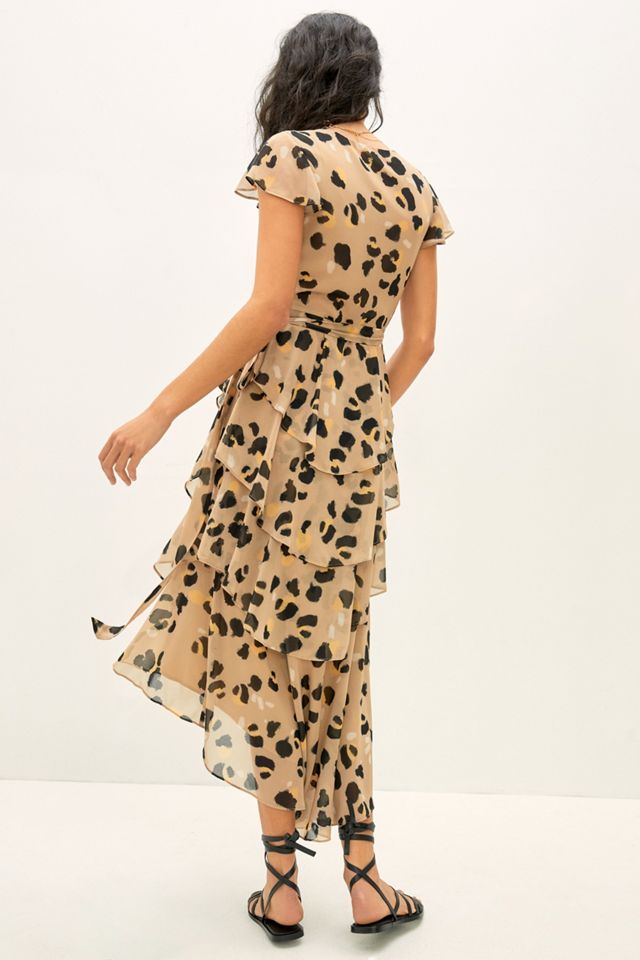 Lala Leopard Wrap Maxi Dress #2