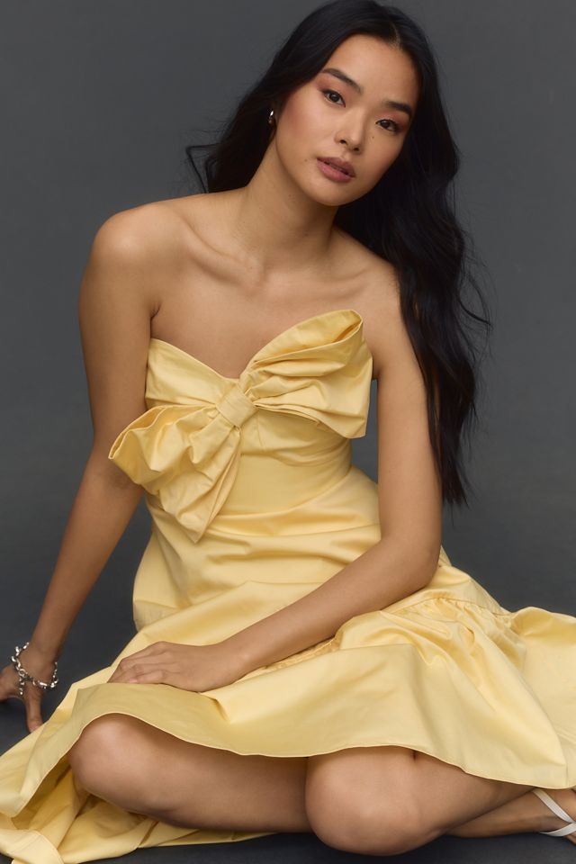 Hutch Colourblocked Bow-Tie Maxi Dress #3