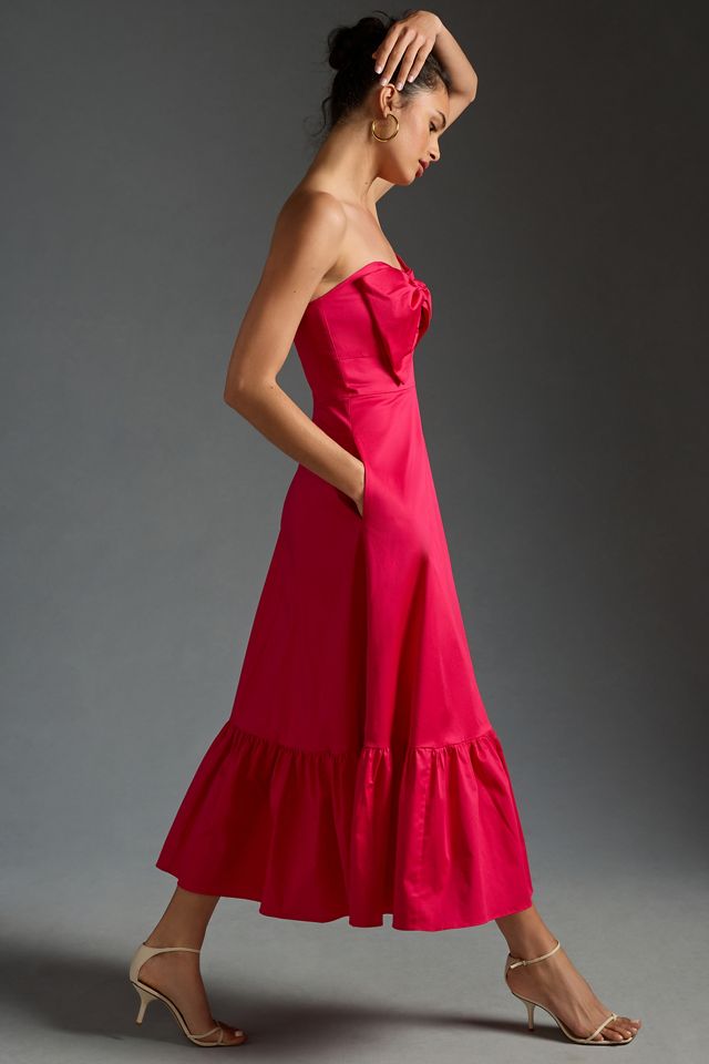 hutch bow tie maxi dress