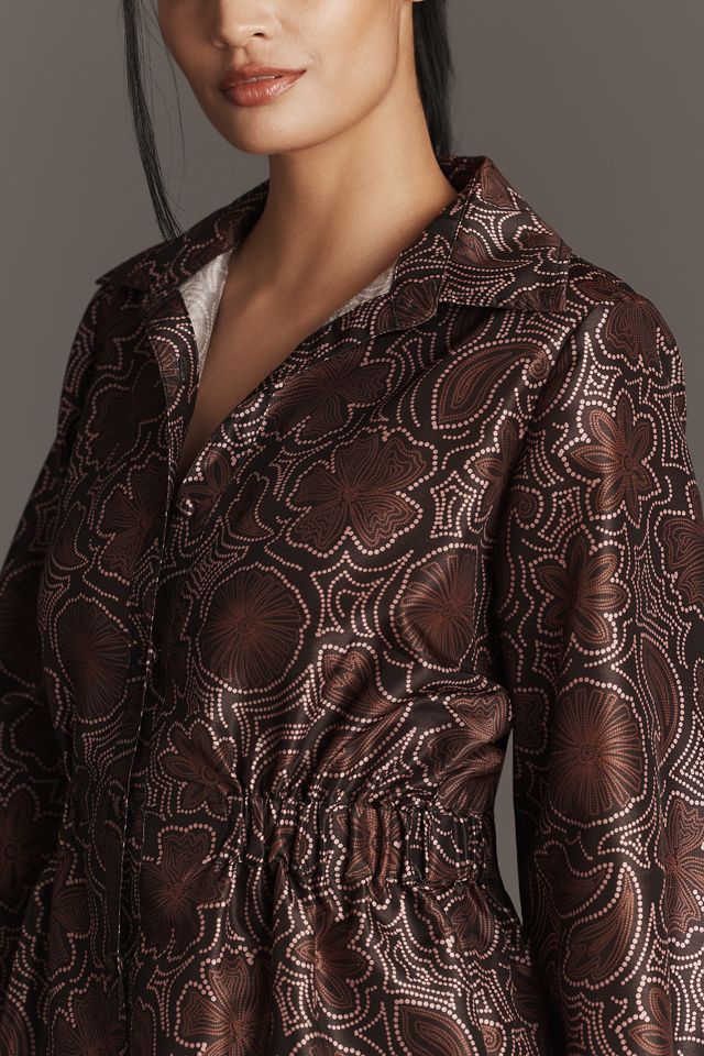 Hutch Anja Long-Sleeve Mini Shirt Dress #3