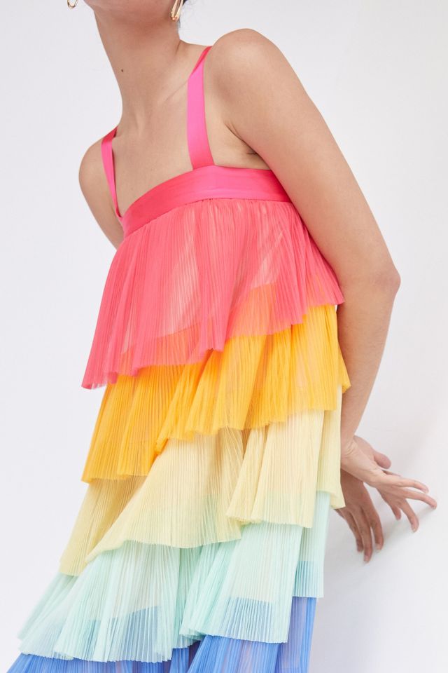 Anthropologie 2025 rainbow dress