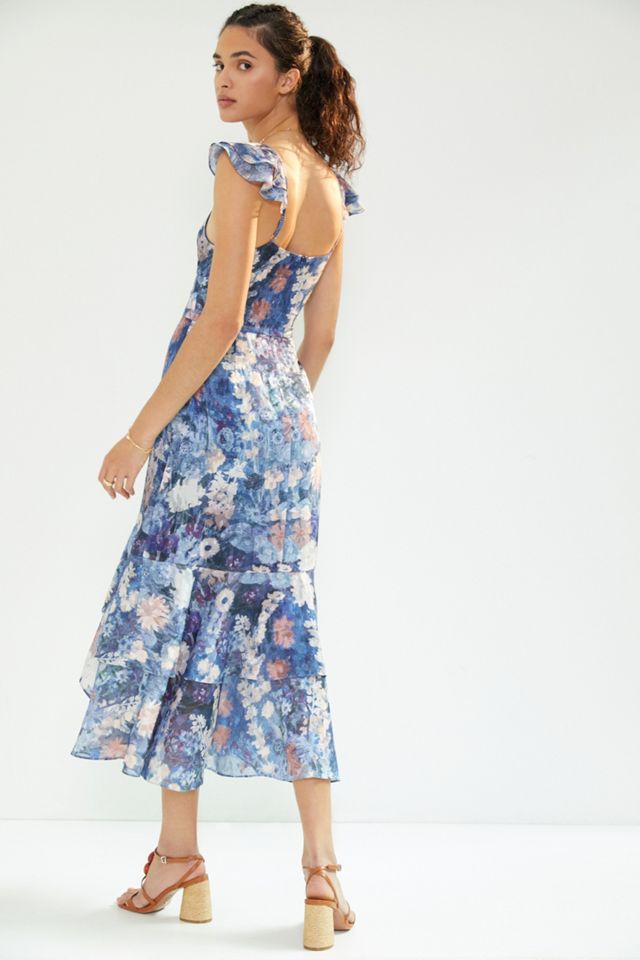 cowgirl dress midi Rails Women's Margaret Cow-Printed Knit Midi-Dress - Cowgirl