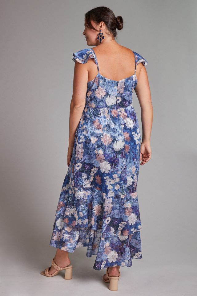 delia midi dress Delia Midi Dress Denim Jules Floral / XL