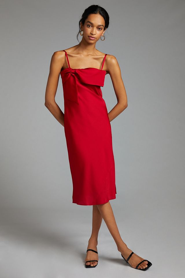 Anthropologie shop red dress