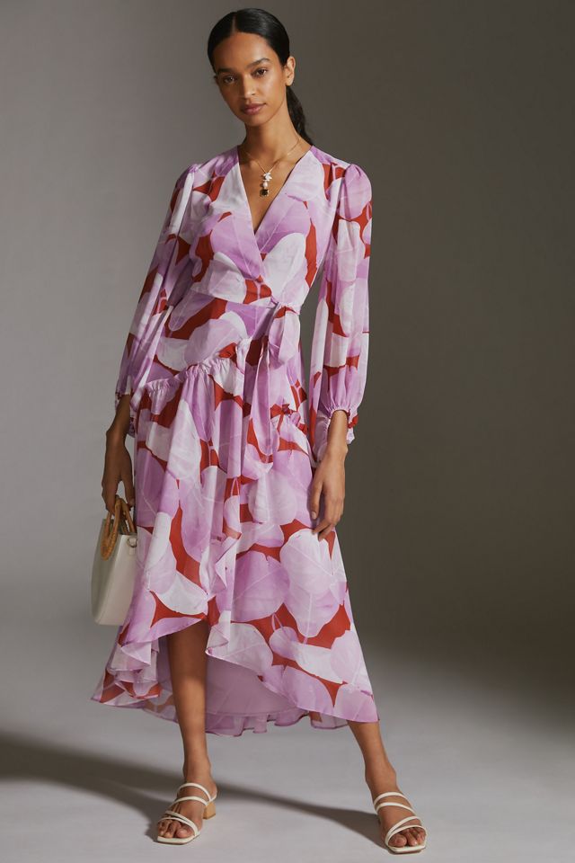 Hutch Geo Wrap Maxi Dress #1