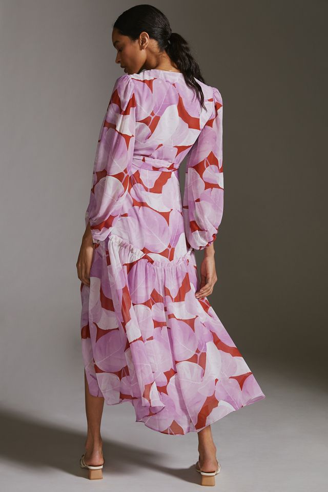 Hutch Geo Wrap Maxi Dress #3