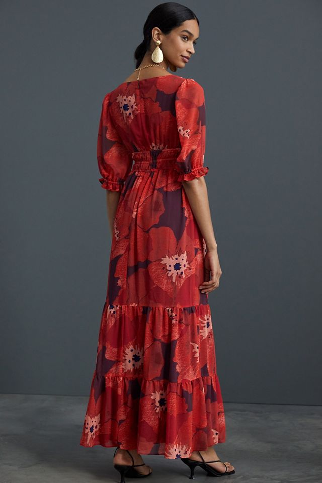 Poppy Floral Maxi Dress #2