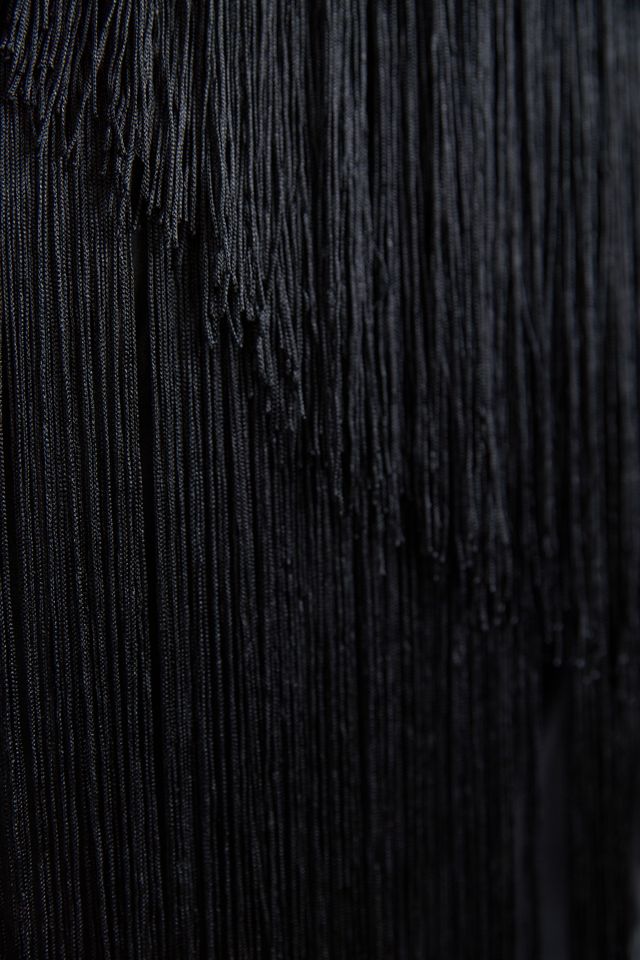 Hutch One-Shoulder Fringed Mini Dress #8