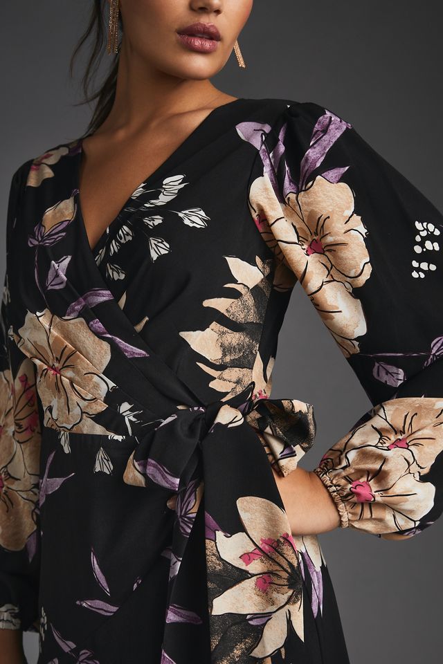 Hutch Long-Sleeve Wrap Dress #2