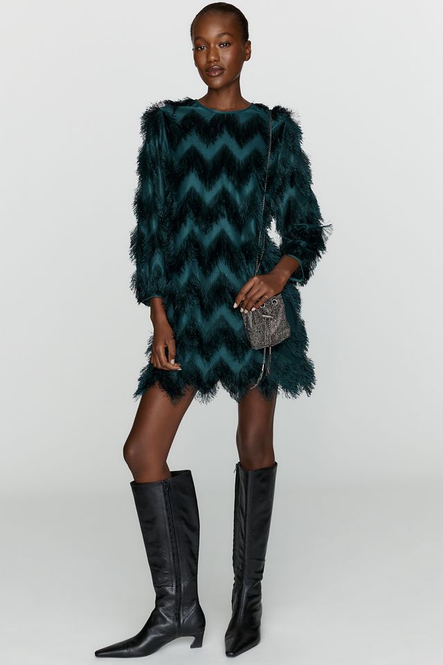 Hutch Fringed Chevron Dress #3