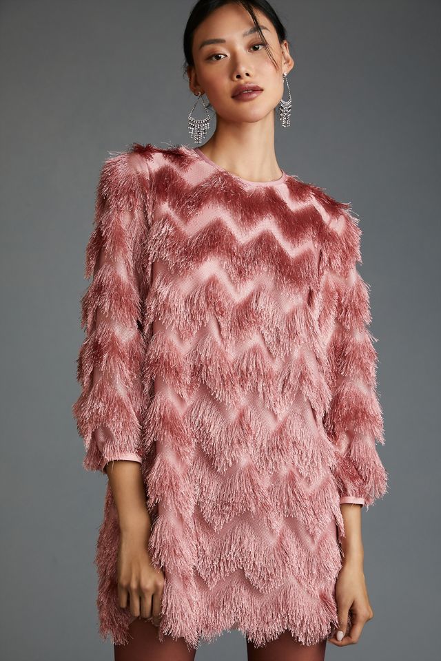 Hutch Fringed Chevron Dress #4