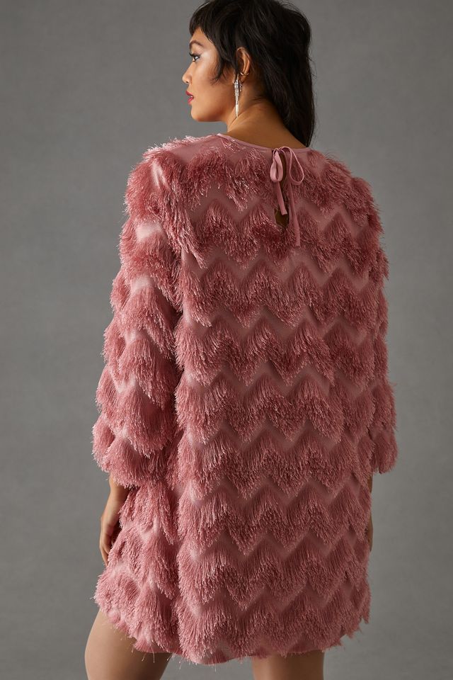 Hutch Fringed Chevron Dress #8
