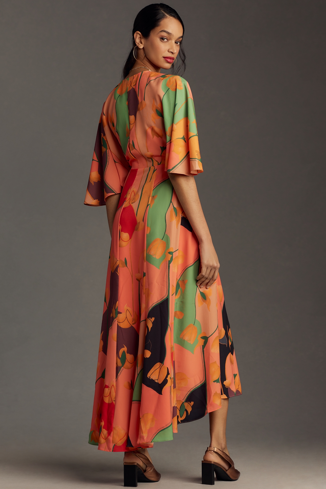 Hutch Floral Wrap Maxi Dress