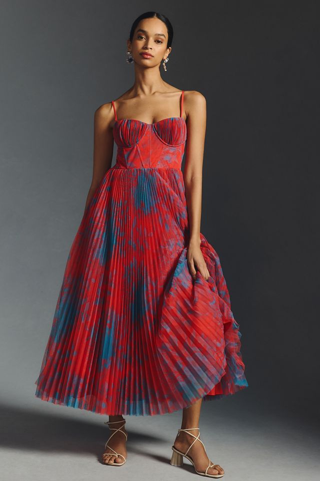 anthropologie hutch pleated sweetheart dress Hutch Pleated Sweetheart Dress