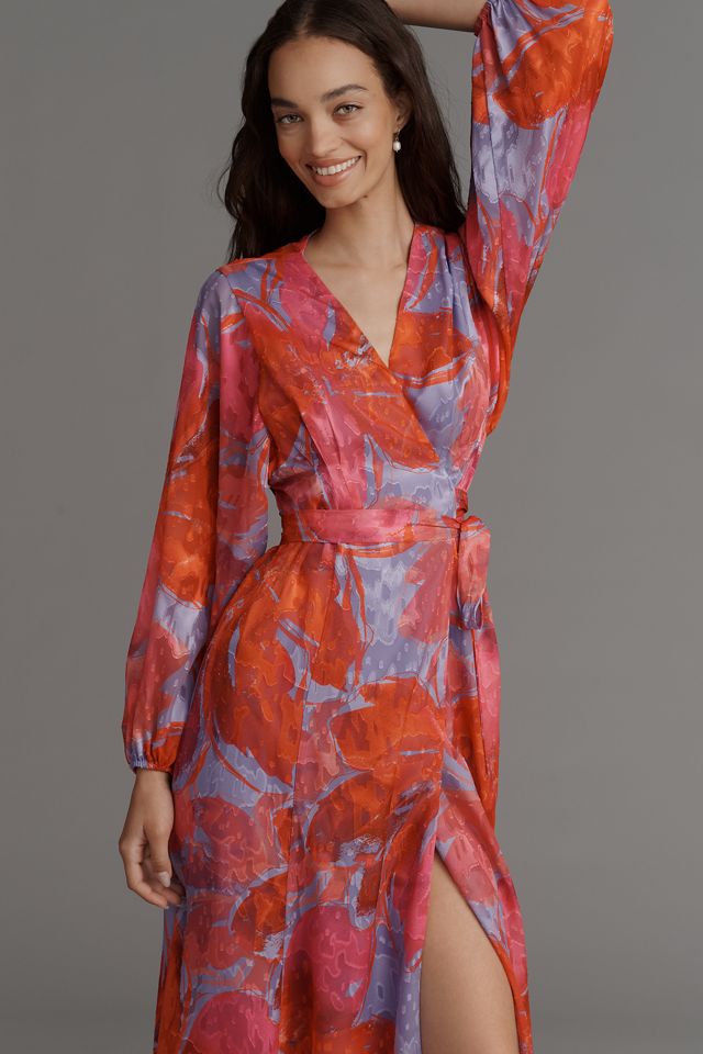 Hutch Long-Sleeve Wrap Dress #2