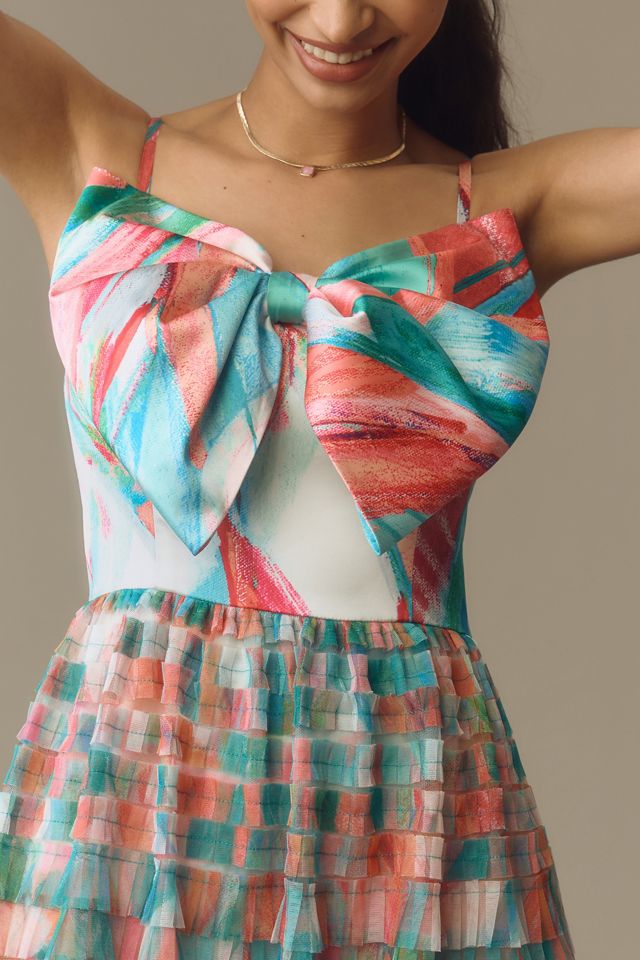hutch bow tie maxi dress