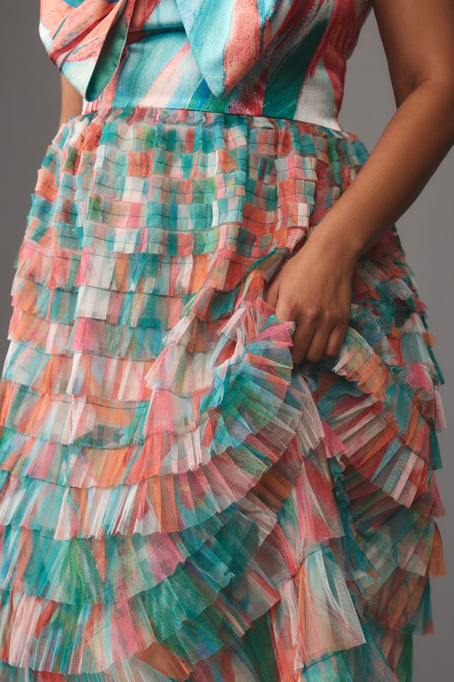 hutch bow tie maxi dress