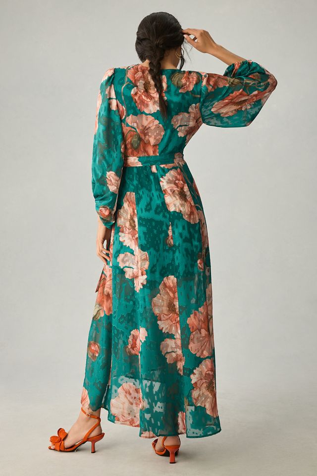 Hutch V-Neck Textured Wrap Dress #2