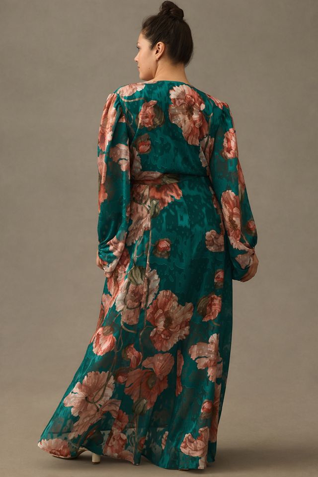 Hutch V-Neck Textured Wrap Dress #5