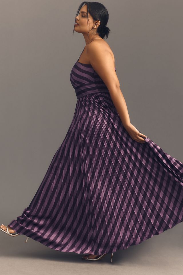 Hutch Halter Striped Maxi Dress #5