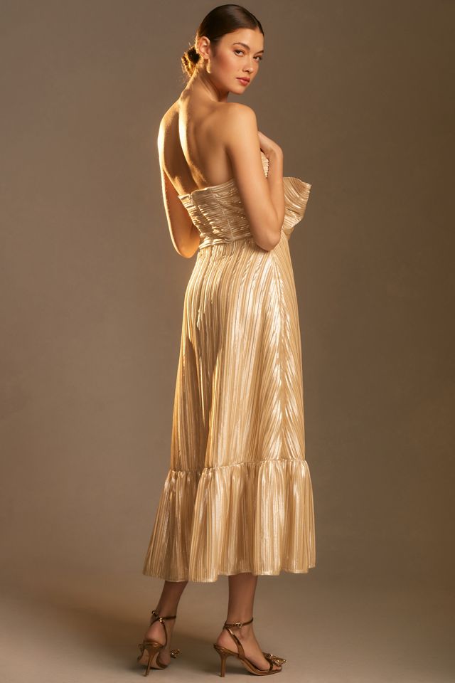 Hutch Bow Shine Midi Dress #1