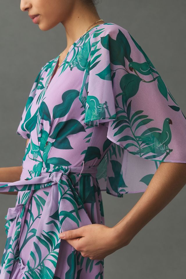 Hutch Nataly Short-Sleeve Wrap Maxi Dress #2