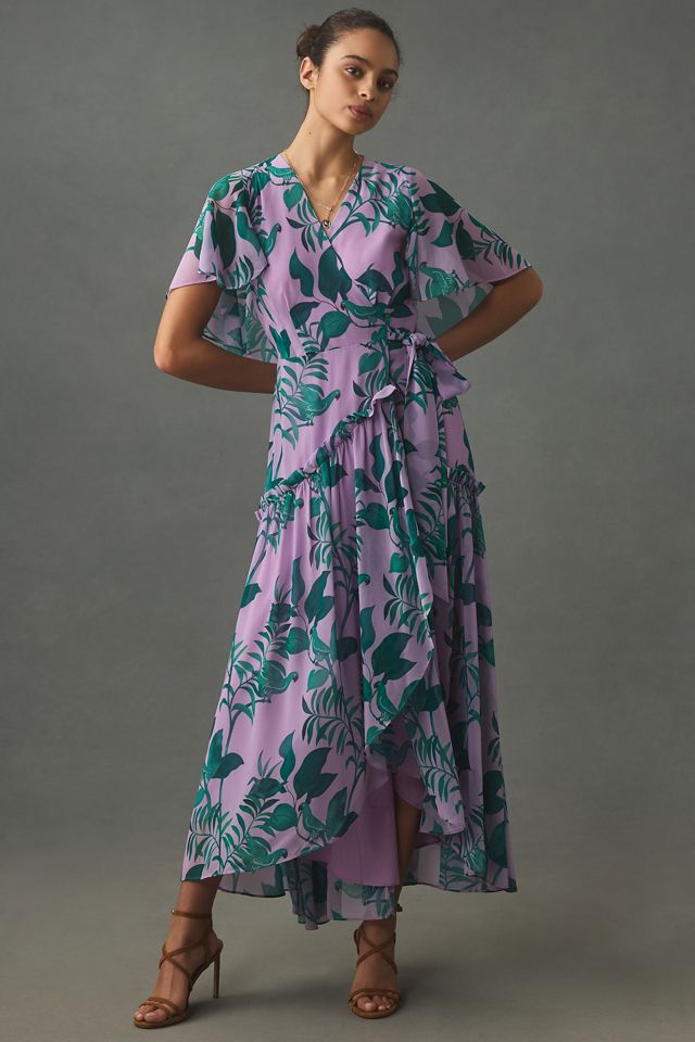Hutch Nataly Short-Sleeve Wrap Maxi Dress #3