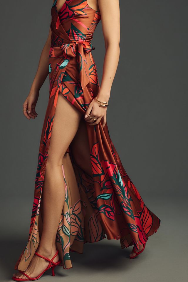 Hutch Mikki Wrap Maxi Dress #1