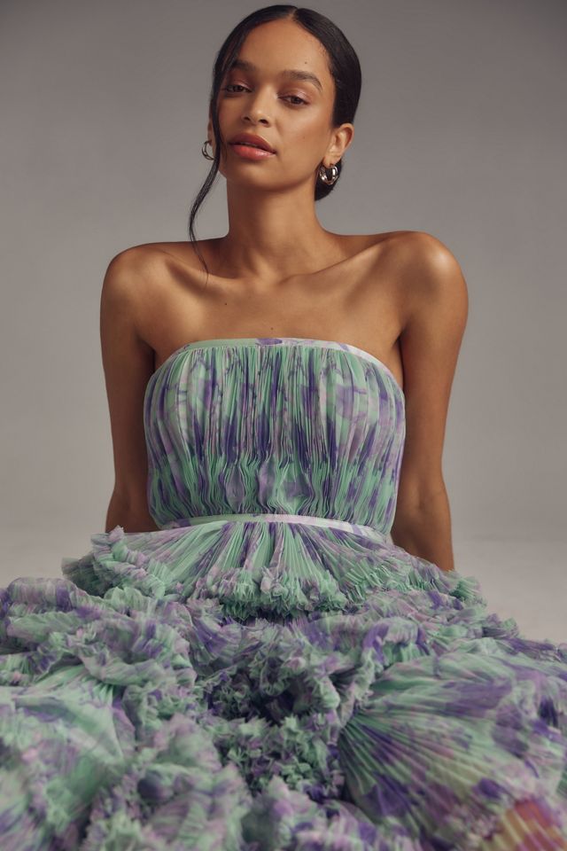 Hutch Strapless Tiered Maxi Dress #1